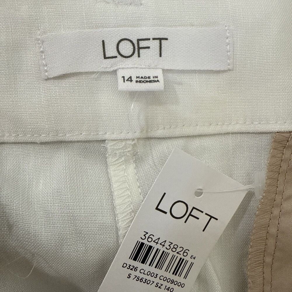 Loft Pants Womens 14 The Peyton Trouser Pleated High Rise Wide Leg Baggy - Picture 7 of 11